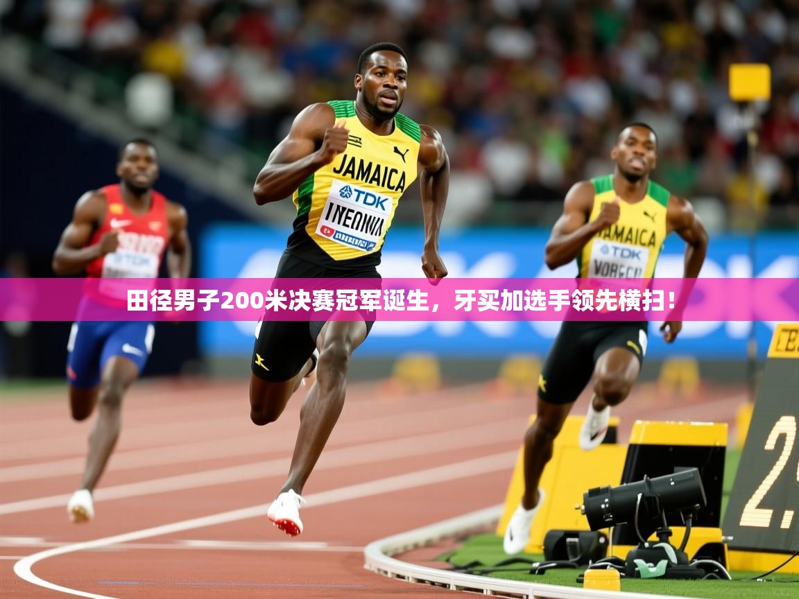 田径男子200米决赛冠军诞生，牙买加选手领先横扫！  第1张